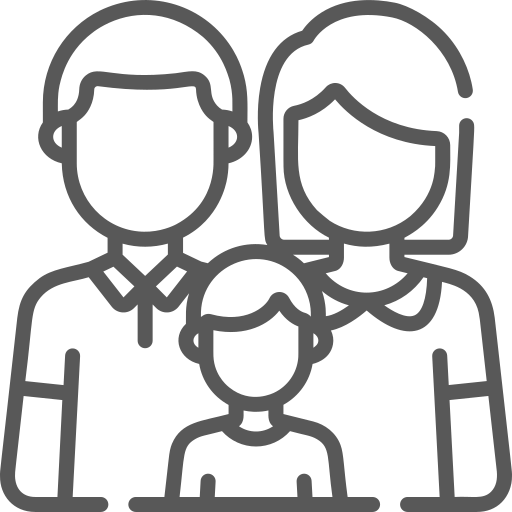 Family icon representing academics and education at Trellis Academy